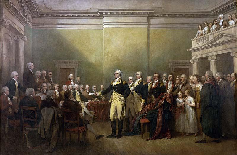 John Trumbull General George Washington Resigning his Commission Germany oil painting art